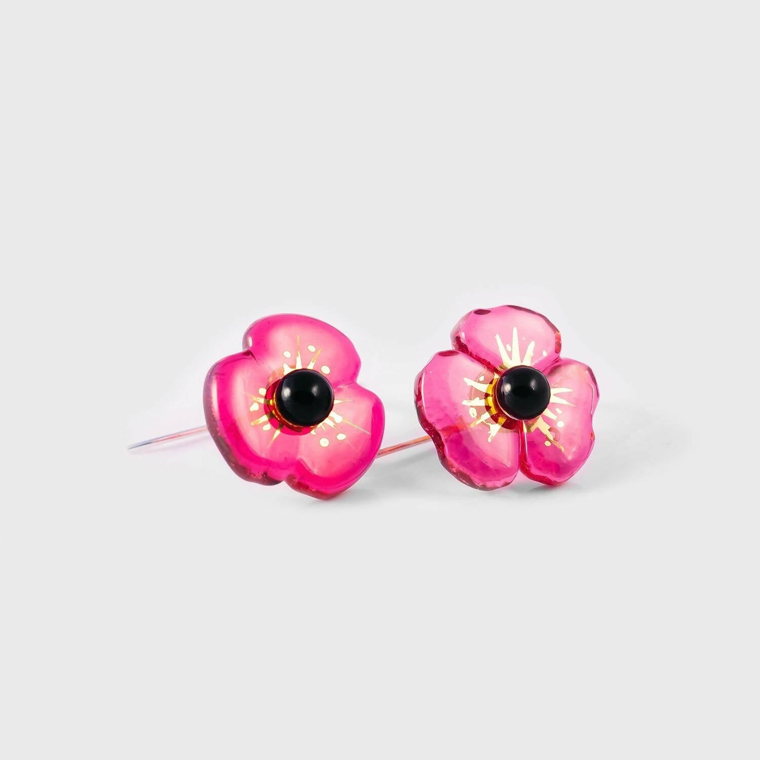 Boucles COQUELICOT rose profond | EMPREINTES Paris
