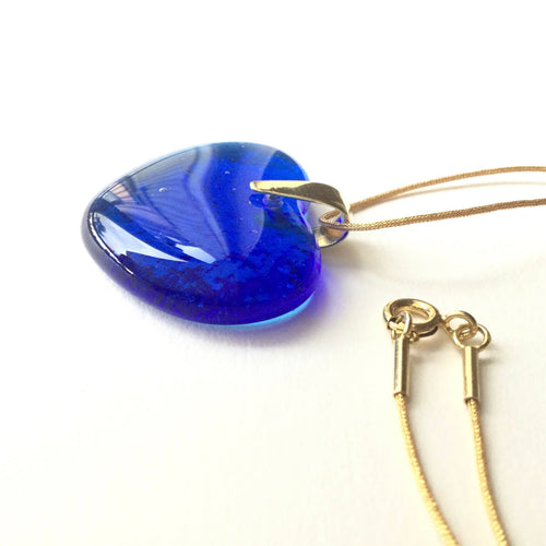 Pendentif COEUR bleu roi | EMPREINTES Paris - EMPREINTES Paris