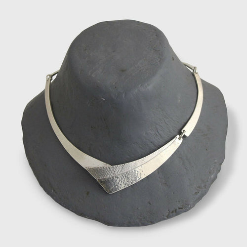 Collier réglable en étain argenté 3 | EMPREINTES Paris - EMPREINTES Paris