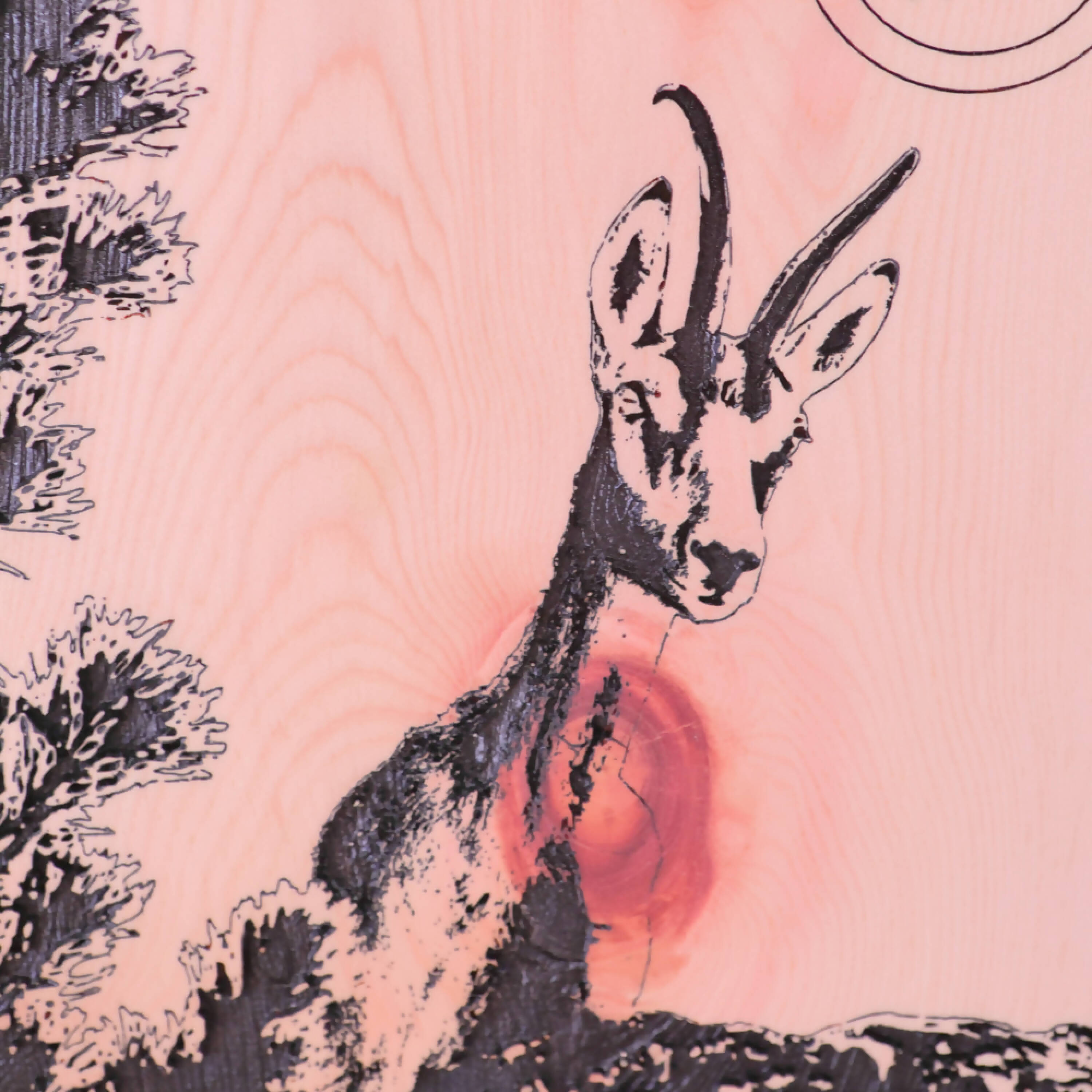 tableau-bois-gravure-laser-noir-atelier-mercantour | EMPREINTES Paris