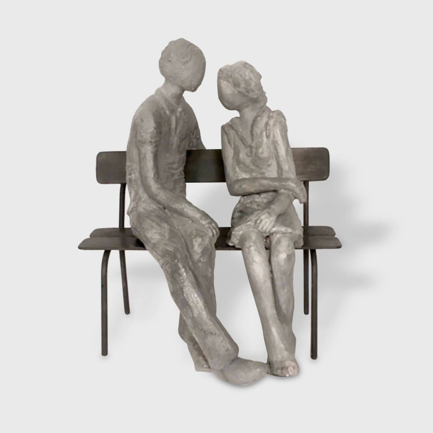 Sculpture Les zamoureux sur un banc | EMPREINTES Paris | EMPREINTES Paris