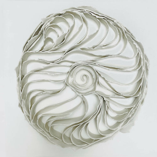 Bas relief tableaux papier porcelaine collection écorce sur fond blanc | EMPREINTES Paris - EMPREINTES Paris