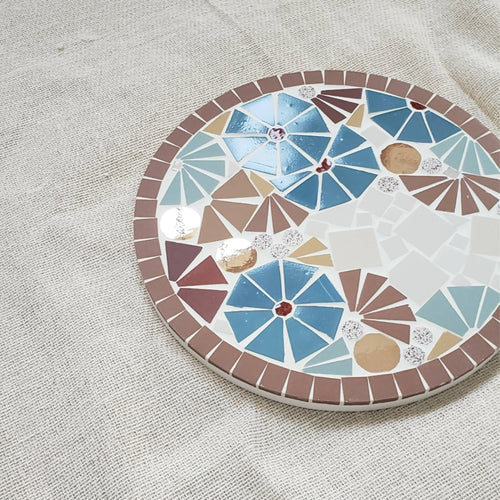 Dessous-de-plat Colette bleuté | EMPREINTES Paris - EMPREINTES Paris