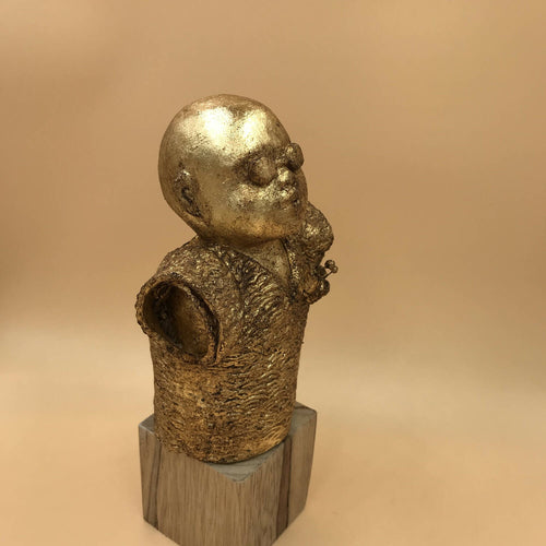 Sculpture APOO doré Bilal | EMPREINTES Paris - EMPREINTES Paris