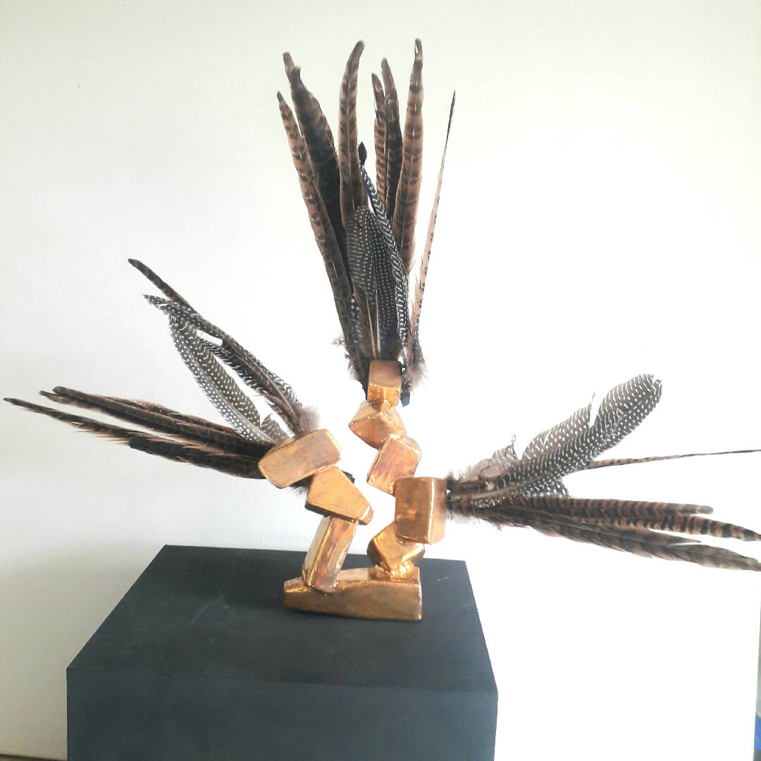 Sculpture OR+PLUMES-APOCATEQUIL | EMPREINTES Paris