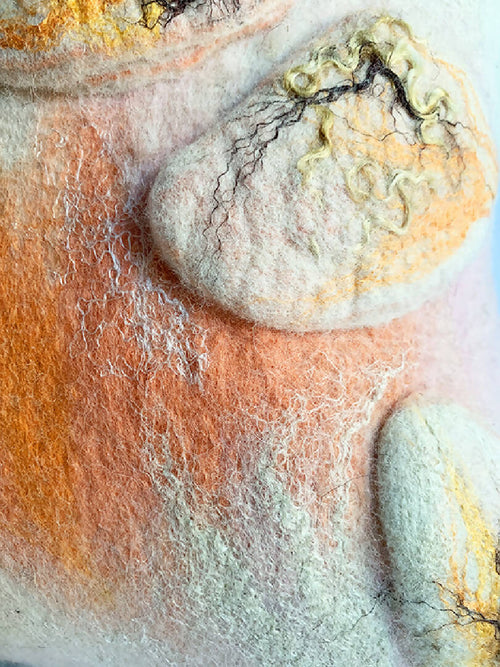 Coussin collection Rivage orange | EMPREINTES Paris - EMPREINTES Paris