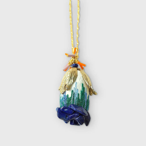 Collier Cocoon bleu | EMPREINTES Paris - EMPREINTES Paris