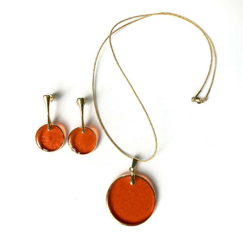 Parure ASTRE orange | EMPREINTES Paris - EMPREINTES Paris