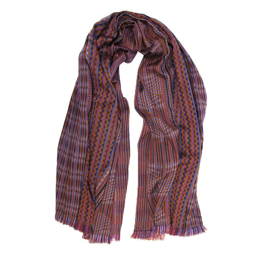 Écharpe maxi Laine Soie Multico Daim CINÉTIQUE | EMPREINTES Paris - EMPREINTES Paris