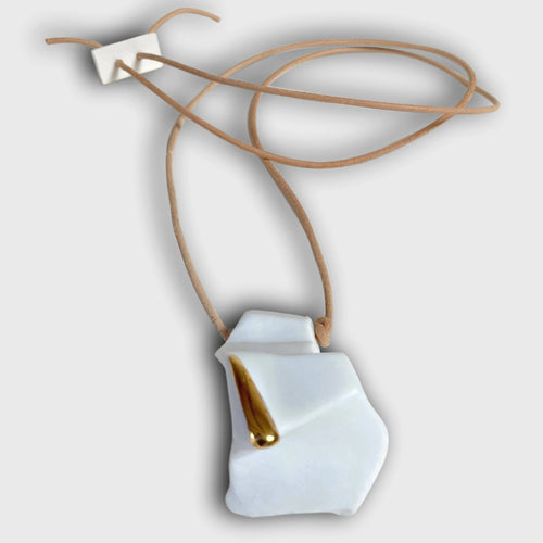 Collier Cristaux Porcelaine et Or | EMPREINTES Paris - EMPREINTES Paris
