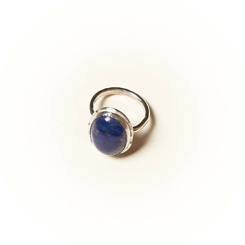 Bague ROSAIA en argent avec un Lapis lazuli. | EMPREINTES Paris - EMPREINTES Paris