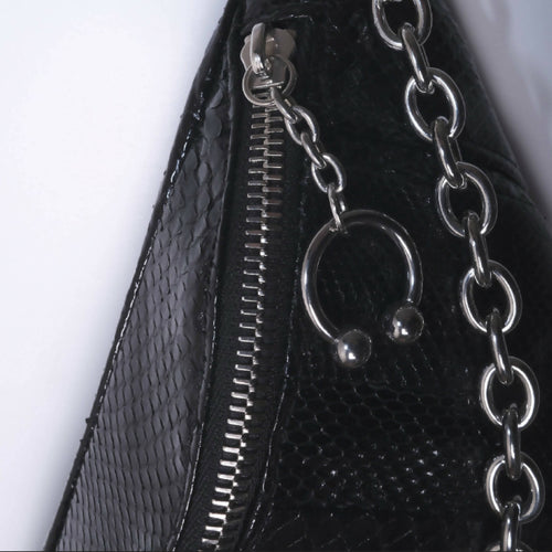 Mini sac banane - bandes python | EMPREINTES Paris - EMPREINTES Paris