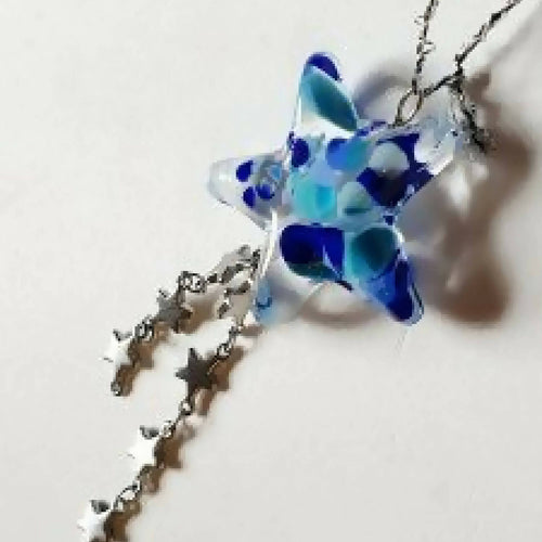 Etoile filante de Noël Bleu décoration pour sapin de Noël | EMPREINTES Paris - EMPREINTES Paris