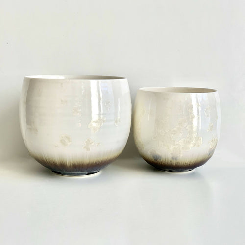 Tasse Daruma - Fleur de Neige (grand modèle) | EMPREINTES Paris - EMPREINTES Paris