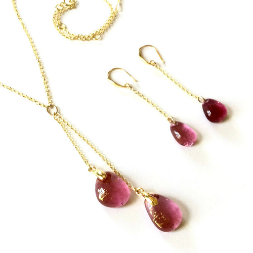 Collier CARILLON framboise | EMPREINTES Paris - EMPREINTES Paris