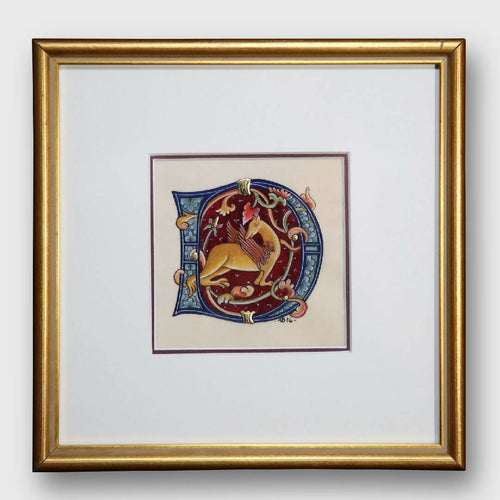 Enluminure lettrine D | EMPREINTES Paris - EMPREINTES Paris