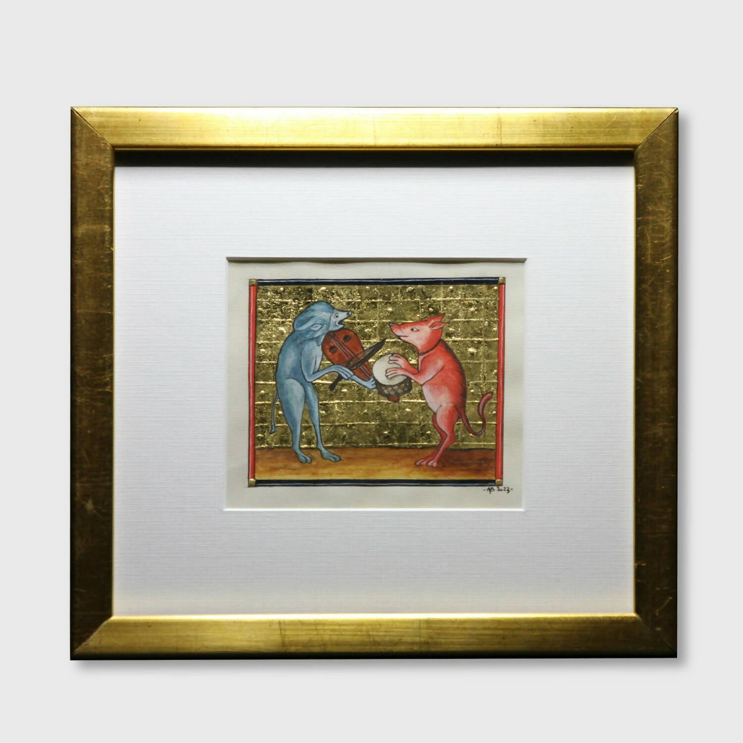 Enluminure les animaux musiciens 3 | EMPREINTES Paris