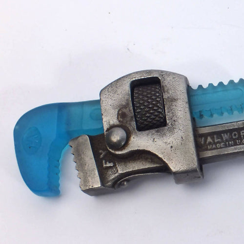 Pince à griffe 6" Stillson cristal, bois et acier - USA | EMPREINTES Paris - EMPREINTES Paris