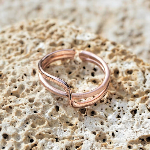 bague_double_lien_damour_plaque_or_rose_goupil_bijoux_dart copie | EMPREINTES Paris - EMPREINTES Paris