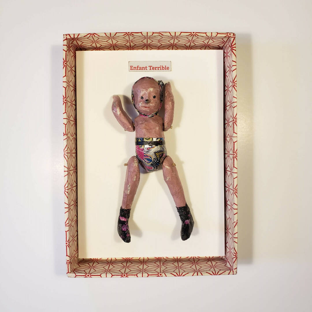 Tableau Enfant terrible en papier | EMPREINTES Paris