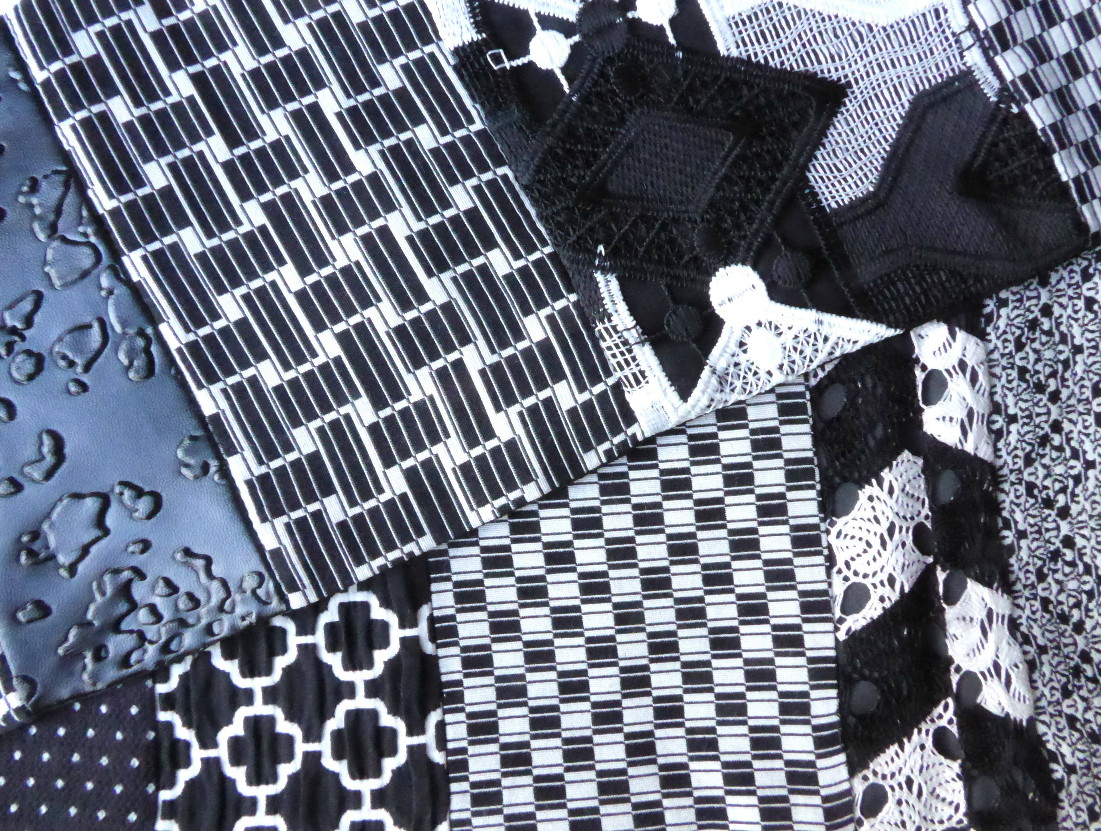 Écharpe intemporelle femme-Black and white | EMPREINTES Paris