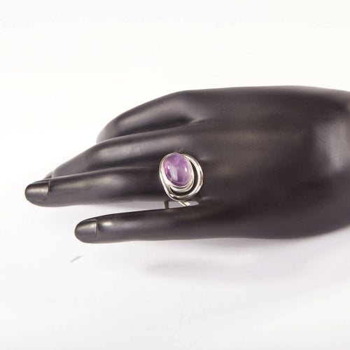 Bague VOLUPTIA en argent avec Améthyste. | EMPREINTES Paris - EMPREINTES Paris