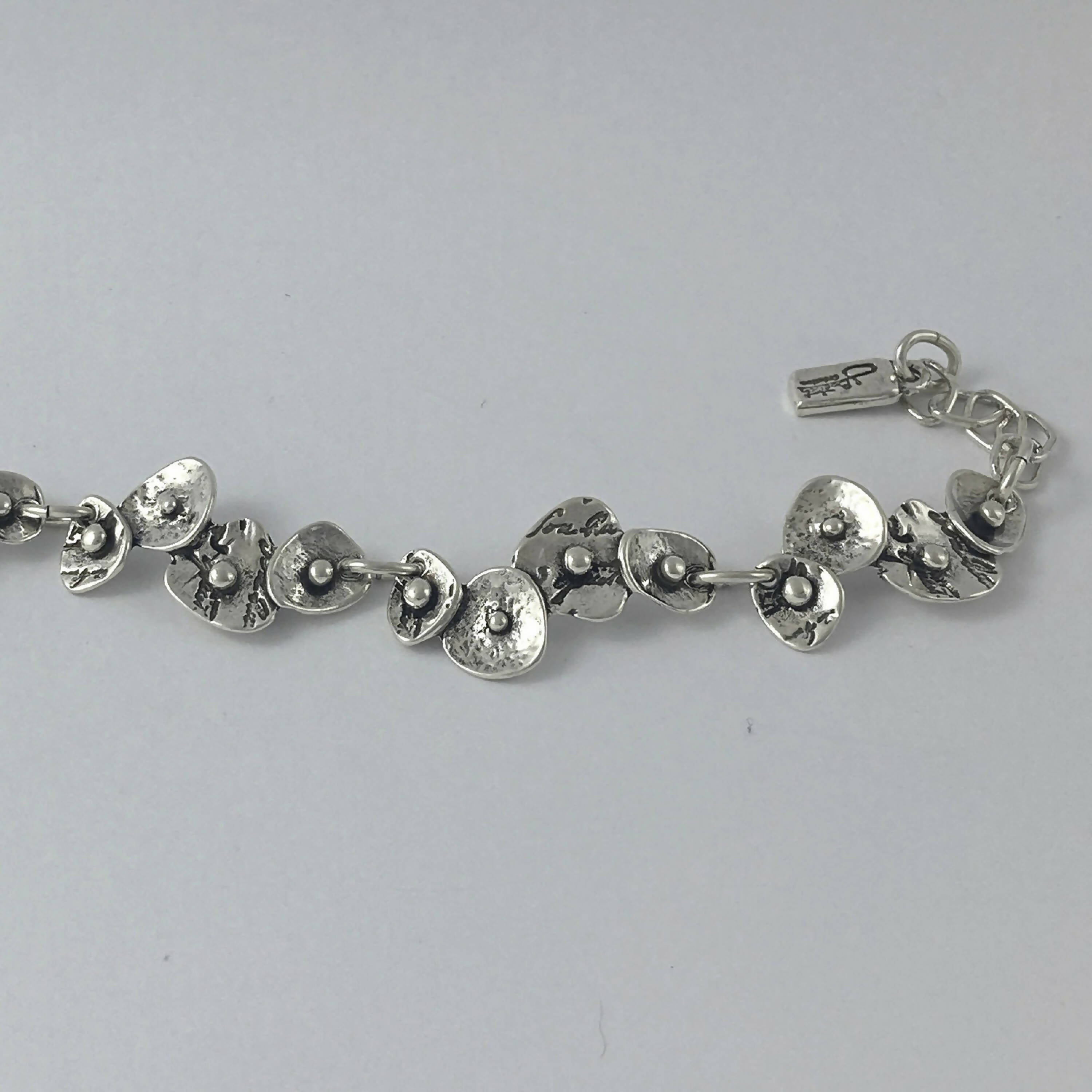 Bracelet en étain argenté 2 | EMPREINTES Paris