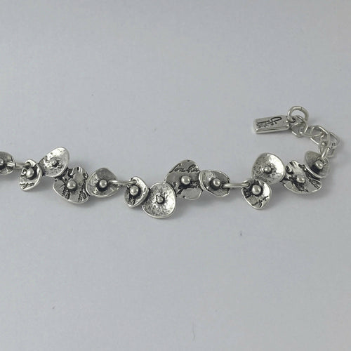 Bracelet en étain argenté 2 | EMPREINTES Paris - EMPREINTES Paris