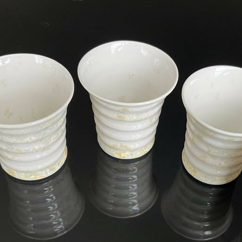 Tasse à café avec soucoupe - Fleur de Neige | EMPREINTES Paris - EMPREINTES Paris