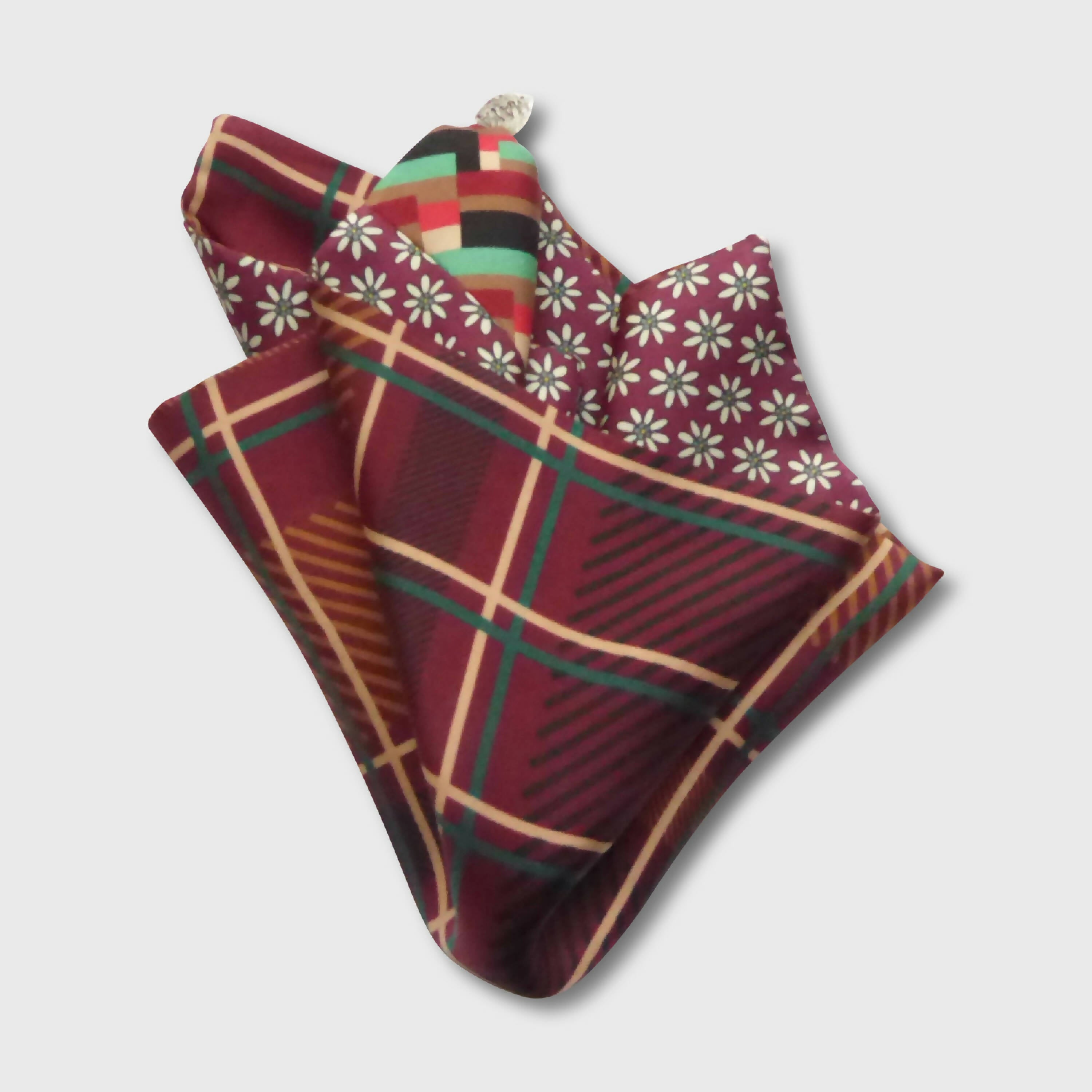 Pochette soie homme, pop | EMPREINTES Paris