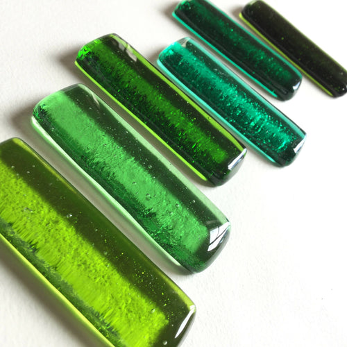 Coffret de 12 porte-couteaux barrettes Vert | EMPREINTES Paris - EMPREINTES Paris