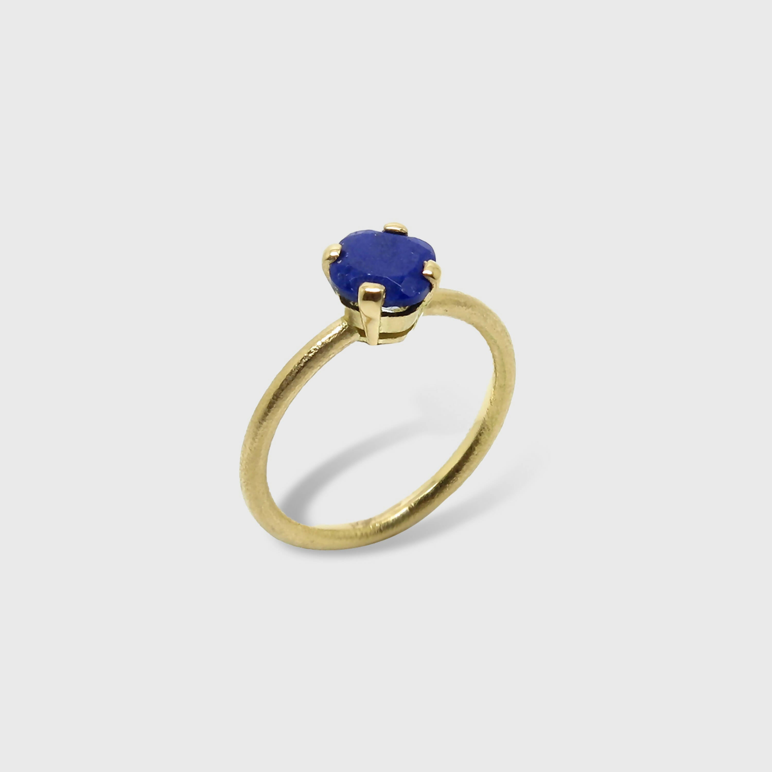 Solitaire coussin Lapis lazuli | EMPREINTES Paris