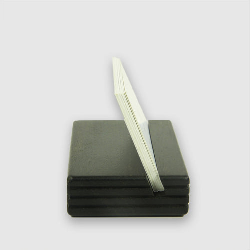 Porte carte de visite horizontal ébène massif marron | EMPREINTES Paris - EMPREINTES Paris