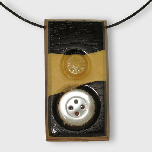 Pendentif ébène et nacre | EMPREINTES Paris - EMPREINTES Paris