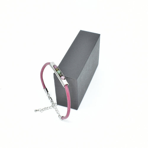 Bracelet en perle de Tourmaline Multicolore | EMPREINTES Paris - EMPREINTES Paris