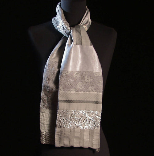 Écharpe bijou -Précieux gris | EMPREINTES Paris - EMPREINTES Paris