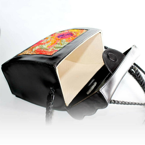 Sac GRAND PARIS noir brodé | EMPREINTES Paris - EMPREINTES Paris