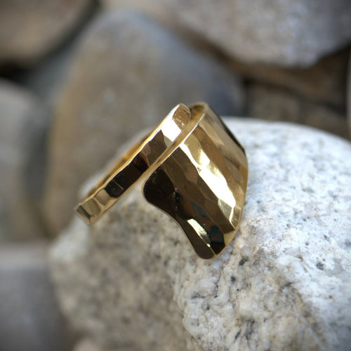Bague martelée plaqué or | EMPREINTES Paris - EMPREINTES Paris