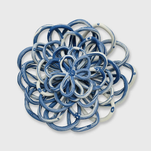 Fleur Porcelaine blanche et bleue | EMPREINTES Paris - EMPREINTES Paris