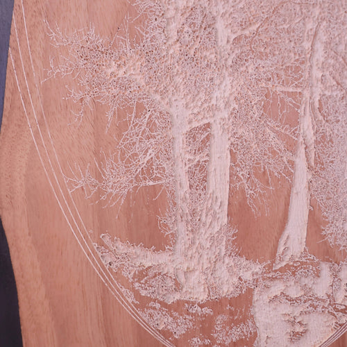 tableau-bois-gravure-laser-blanc-atelier-mercantour | EMPREINTES Paris - EMPREINTES Paris