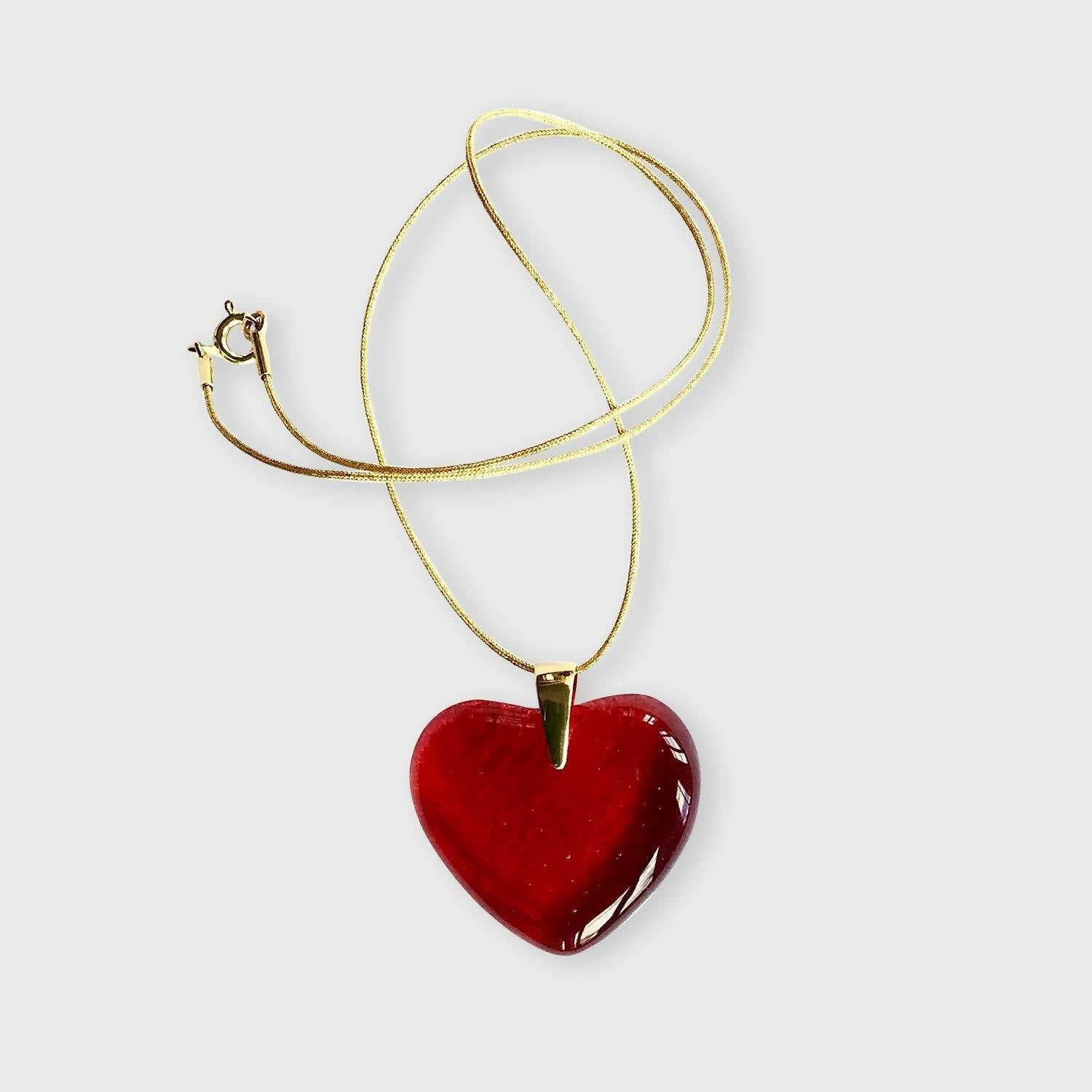Pendentif COEUR rouge | EMPREINTES Paris