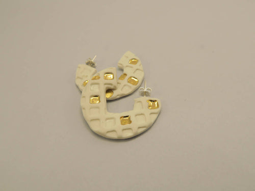 Créoles collection Pixels | EMPREINTES Paris - EMPREINTES Paris