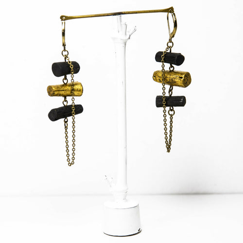 Boucles d’oreilles YAYOI-TSUBUTSUBU-KIN | EMPREINTES Paris - EMPREINTES Paris