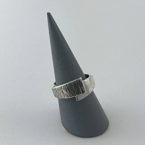 Bague réglable en étain argentée 11 | EMPREINTES Paris - EMPREINTES Paris