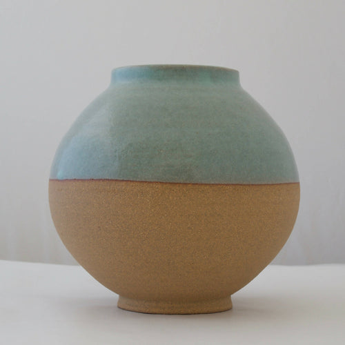 Vase Boule en grès céladon | EMPREINTES Paris - EMPREINTES Paris