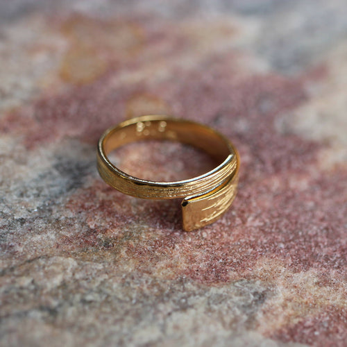 Bague STRIE plaqué or | EMPREINTES Paris - EMPREINTES Paris