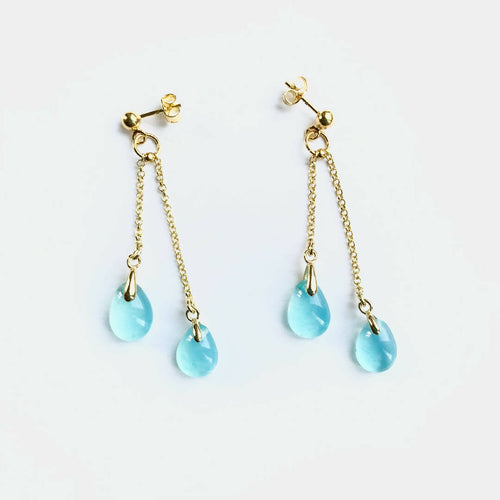 mari et femme - Boucles d'oreilles CARILLON Aqua copie | EMPREINTES Paris - EMPREINTES Paris