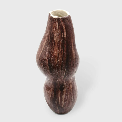 Vase cocon brun rouge | EMPREINTES Paris - EMPREINTES Paris