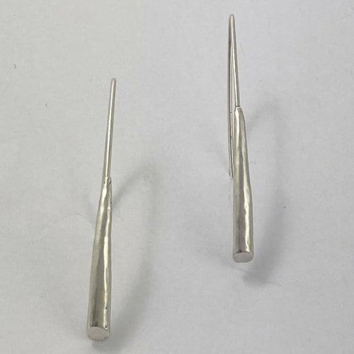 Boucles d’oreilles en étain argenté 1 | EMPREINTES Paris - EMPREINTES Paris