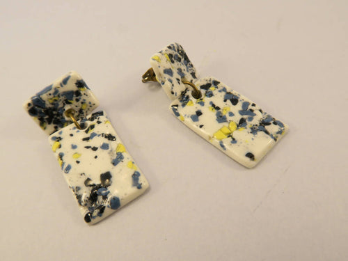 Boucles d'oreilles pendantes Collection Pointillés | EMPREINTES Paris - EMPREINTES Paris